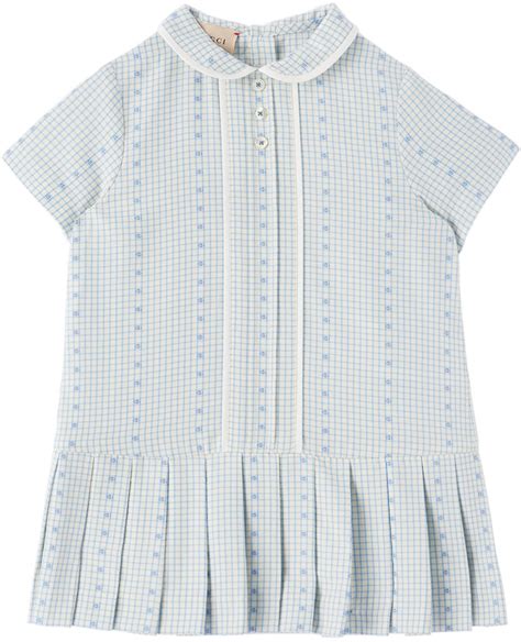 gucci baby blue dress